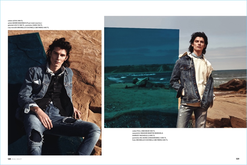 Esquire Turkey Makes a Case for Denim Statement Pieces – The Fashionisto