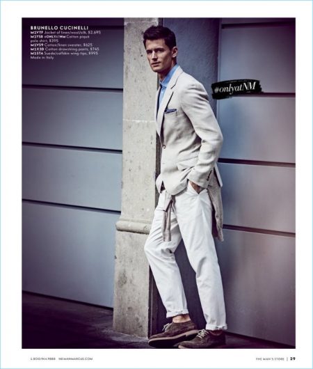 Scenes from the City: Adrien Sahores & Garrett Neff Model Designer Styles for Neiman Marcus