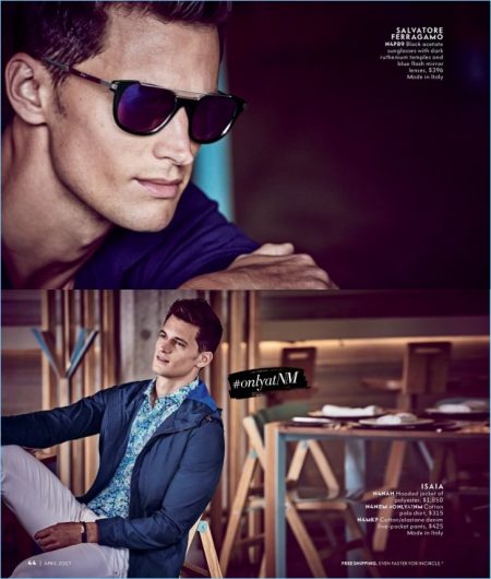 Scenes from the City: Adrien Sahores & Garrett Neff Model Designer Styles for Neiman Marcus