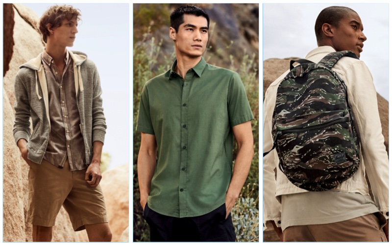 Nordstrom rounds up military and safari inspired men's styles for spring 2017.
