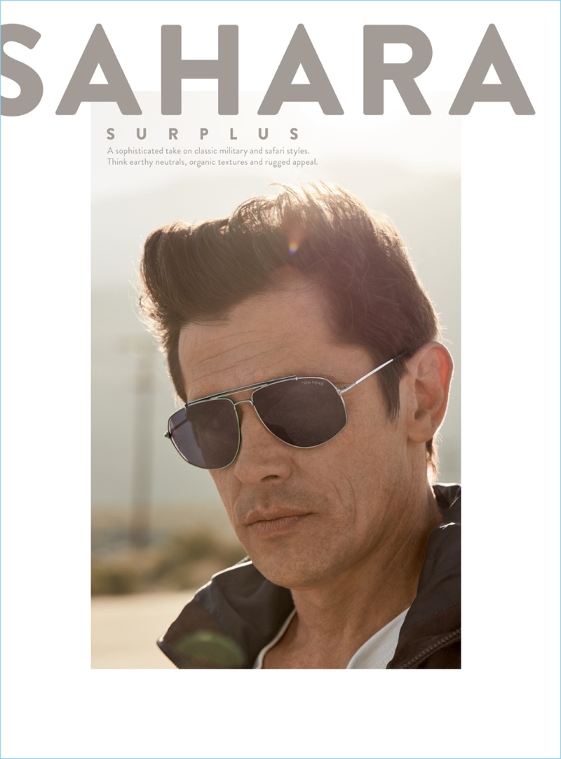 Werner Schreyer sports Tom Ford 59mm aviator sunglasses $395.