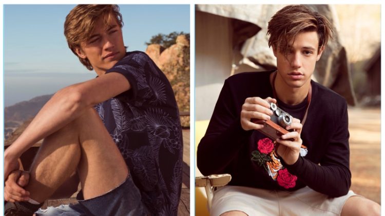 Lucky Blue Smith and Cameron Dallas star in Penshoppe's spring-summer 2017 campaign.