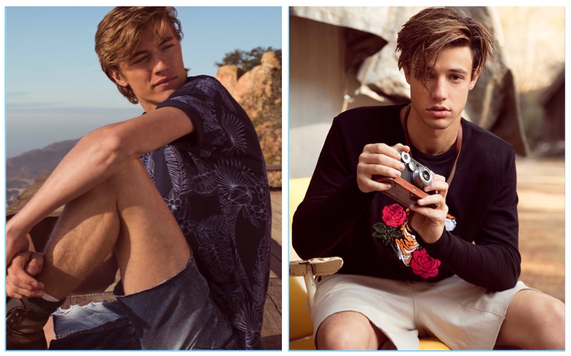 Lucky Blue Smith and Cameron Dallas star in Penshoppe's spring-summer 2017 campaign.