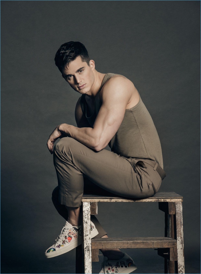 Jerick Sanchez photographs Pietro Boselli for the May 2017 issue of Mega Man.