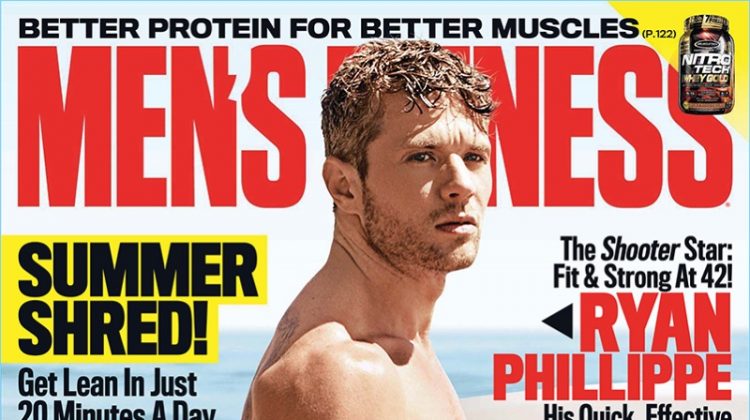 Ryan Phillippe covers the June 2017 issue of Men's Fitness.