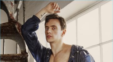 Dancing Through the Dark: Sergei Polunin for Attitude Sergei Polunin wears a jacket and trousers by Versace.