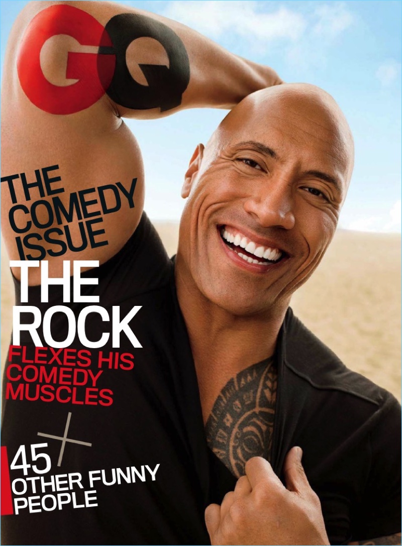 The Rock covers the June 2017 issue of GQ.