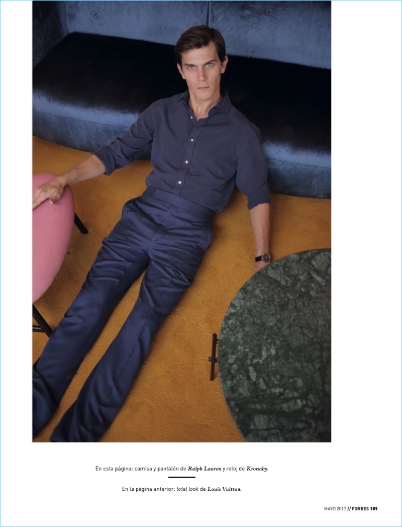 Suits: Vincent LaCrocq Dons Sleek Numbers for Forbes España