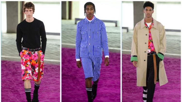 AMI presents its spring-summer 2018 collection during Paris Fashion Week.