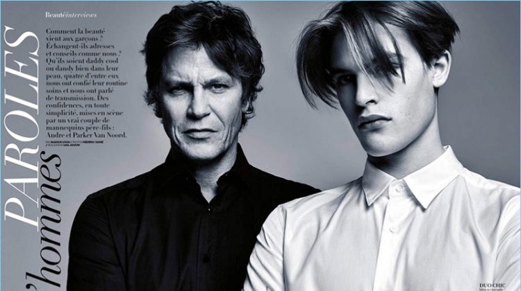 Andre & Parker van Noord Star in Madame Figaro Beauty Feature
