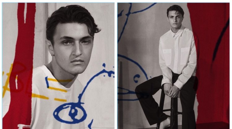 Anwar Hadid Reunites with HUGO, Stars in Pitti Uomo Campaign