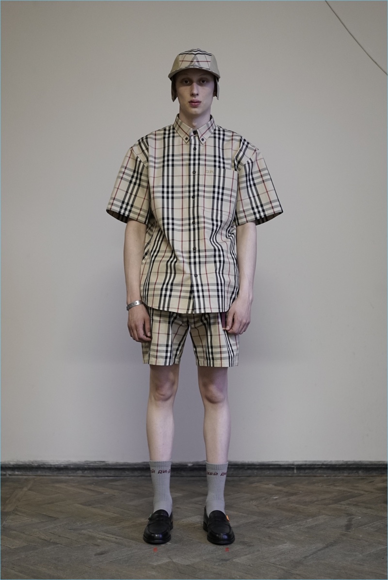 gosha rubchinskiy x burberry shirt