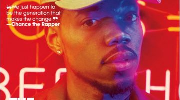 Chance the Rapper Covers Teen Vogue, Talks Image Chance the Rapper covers the most recent issue of Teen Vogue.