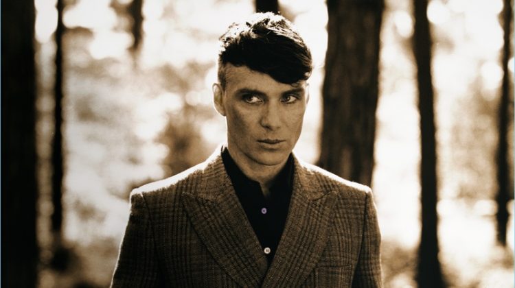 Cillian Murphy dons a double-breasted suit for Stella McCartney's fall-winter 2017 film.