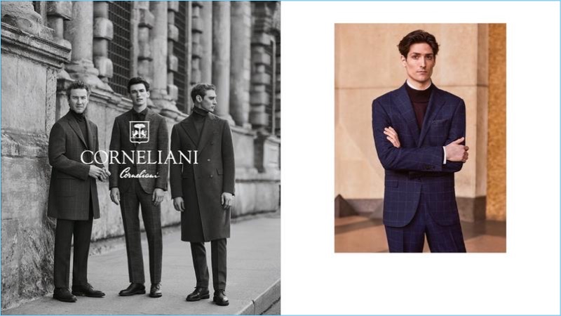 Corneliani unveils its fall-winter 2017 campaign, which stars models such as Staffan Lindstrom.