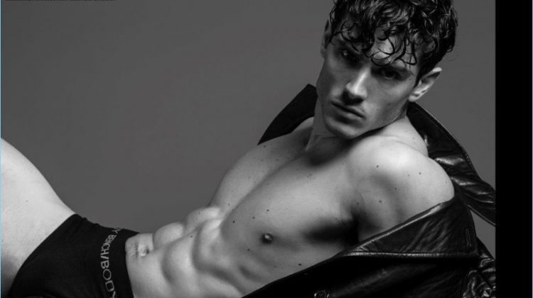 Diego Barrueco Stars in Black & White BENCH/ BODY Underwear Shoot