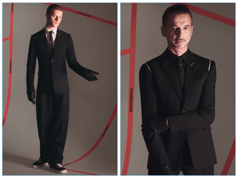 Actor Lucas Hedges and Depeche Mode frontman Dave Gahan appear in fall-winter 2017 advertising for Dior Homme.