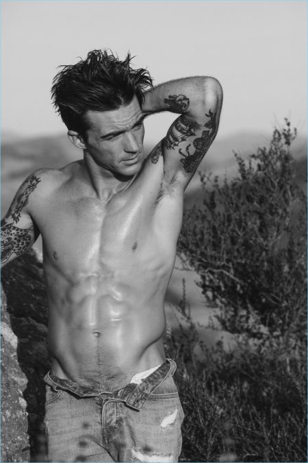 Drake Bell Shirtless 2017 Flaunt Photo Shoot 008