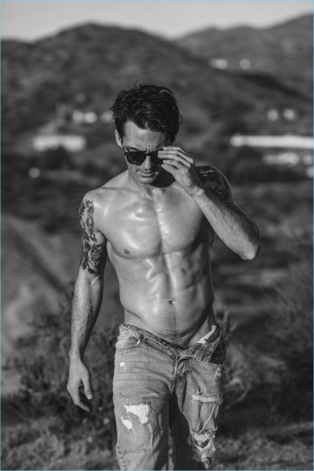 Drake Bell Shirtless 2017 Flaunt Photo Shoot 009