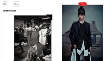 Inez & Vinoodh Take Us Backstage for Dsquared2 Fall '17 Campaign Joan Smalls and Etienne Robert front Dsquared2's fall-winter 2017 campaign.