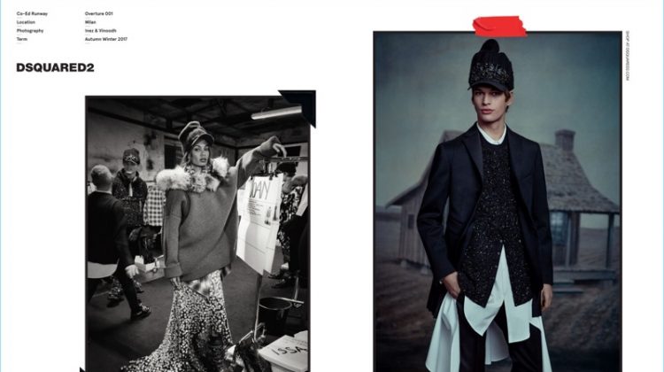 Inez & Vinoodh Take Us Backstage for Dsquared2 Fall ’17 Campaign
