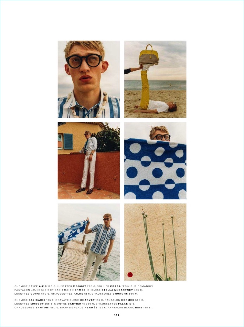 Dylan Moran 2017 Editorial GQ France David Hockney Inspiration Pictures