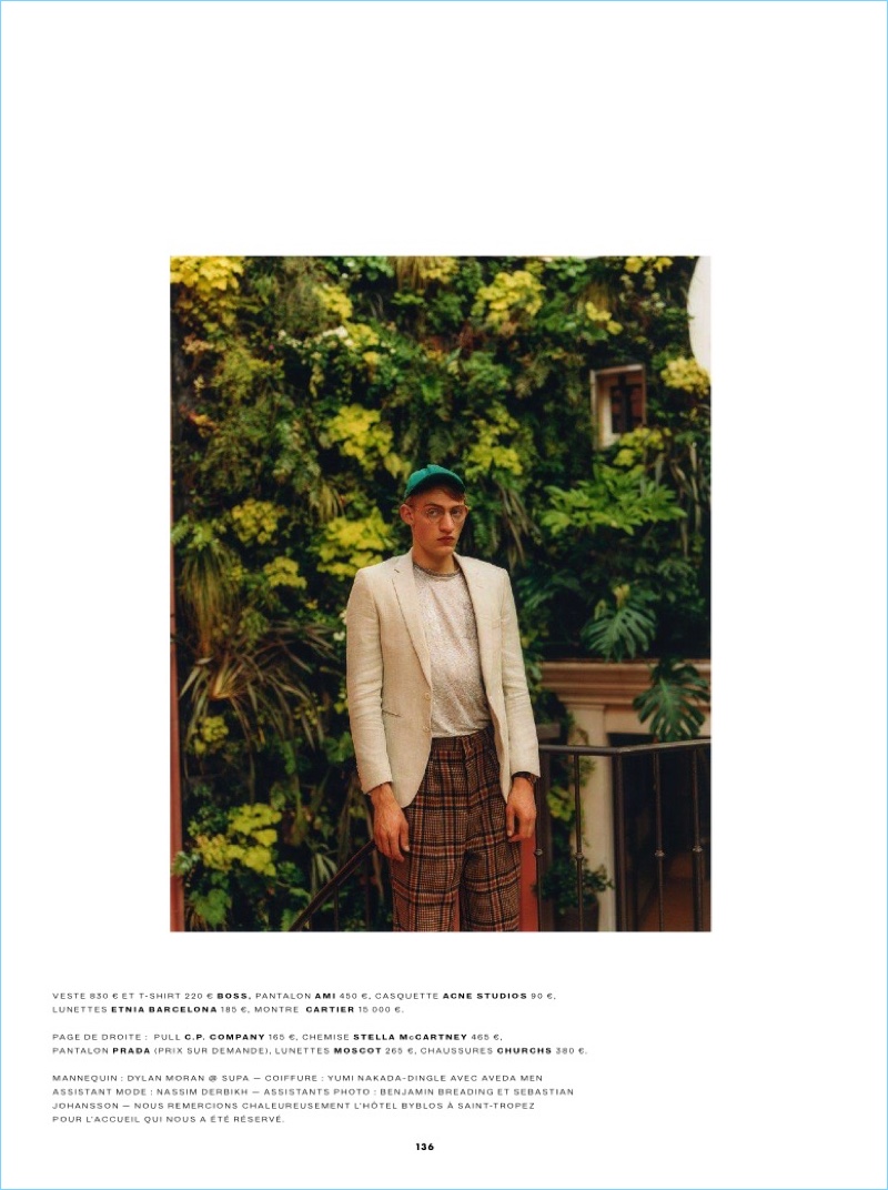 Dylan Moran 2017 Editorial GQ France David Hockney Inspiration Spread