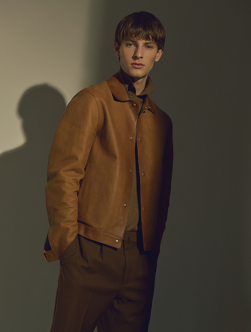 Thomas wears all clothes Ermenegildo Zegna Couture.