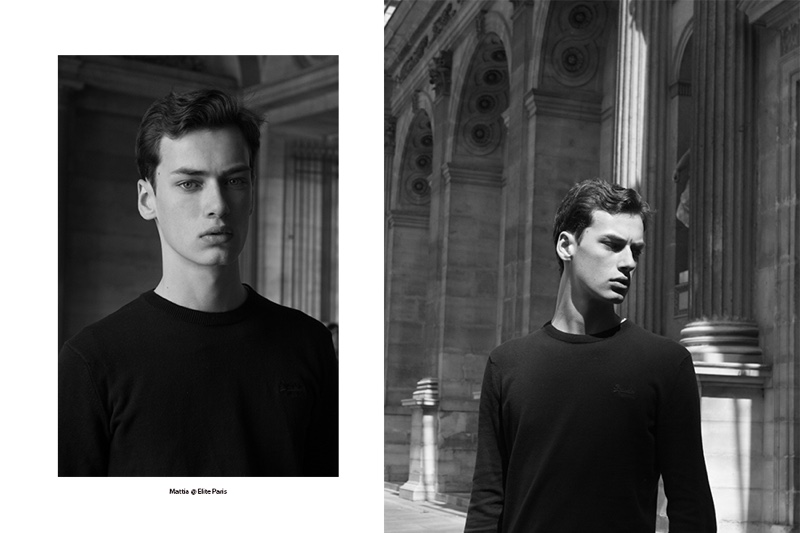 Kevin Pineda photographs Elite Paris model Mattias Creanza 