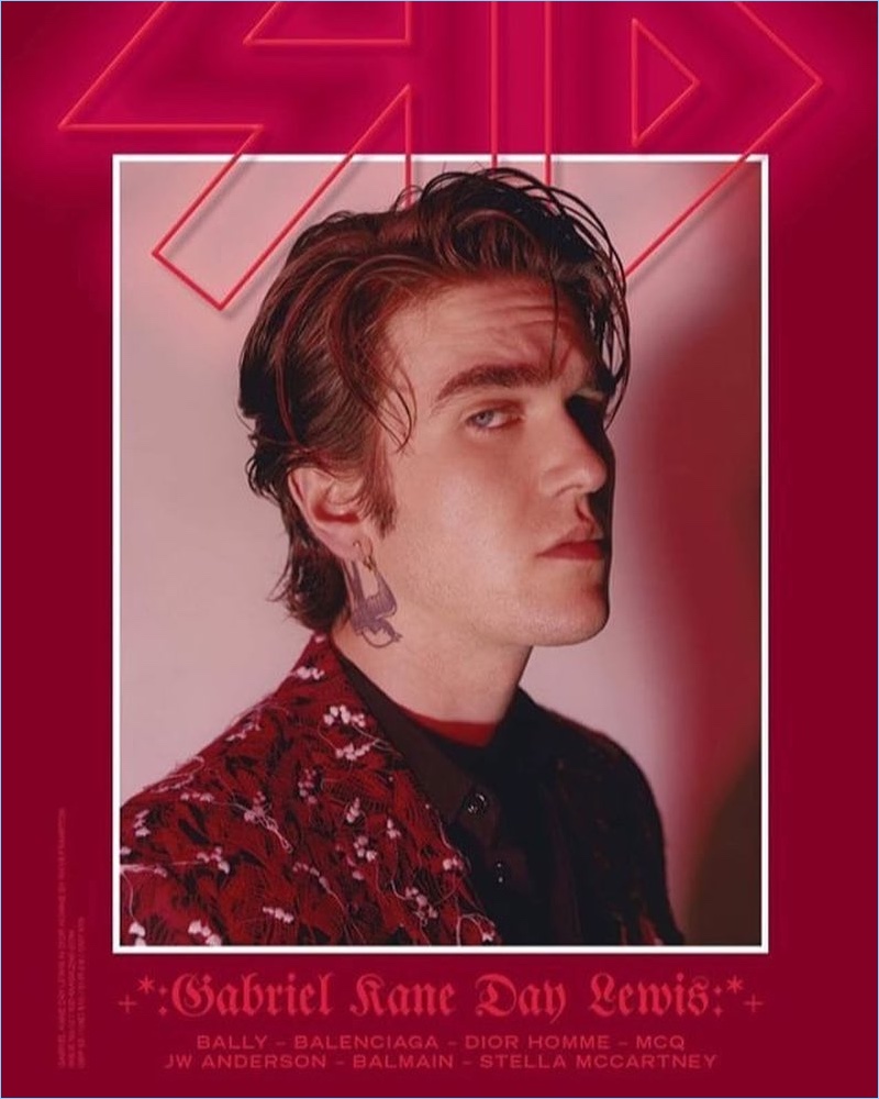 Model Gabriel-Kane Day-Lewis covers the most recent issue of SID magazine.