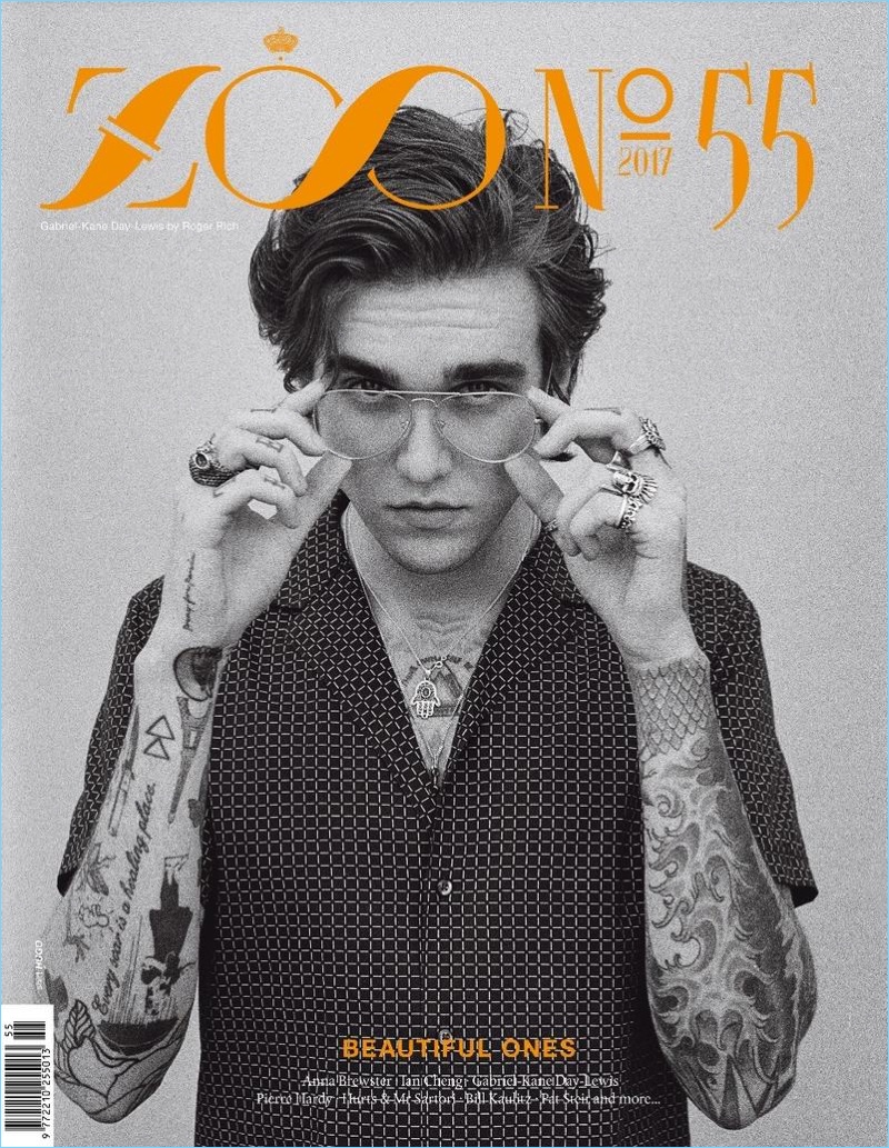 Gabriel-Kane Day-Lewis covers the most recent issue of Zoo magazine.