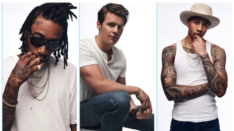 Wiz Khalifa, Jonathan Groff & Miles Chamley-Watson Front New Gap Campaign