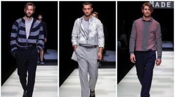 Giorgio Armani presents its spring-summer 2018 men's collection.