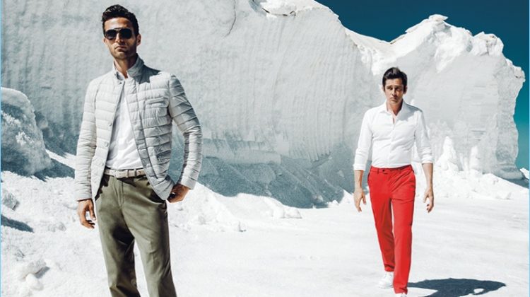 Werner Schreyer & Christian Santamaria Front Hiltl’s Cool Spring ’18 Outing