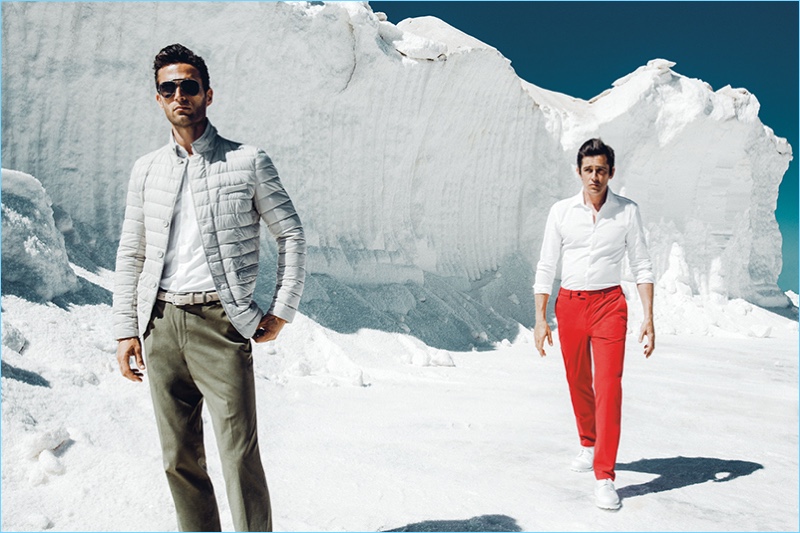 Christian Santamaria and Werner Schreyer come together for HILTL's spring-summer 2018 efforts.