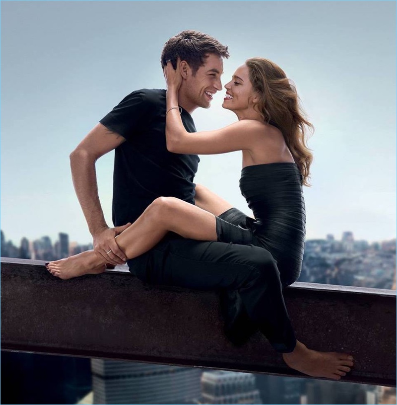 James Jagger and Matilda Lutz come together for Emporio Armani's 2017 fragrance campaign.