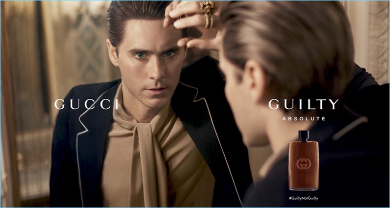 Thirty Seconds to Mars frontman Jared Leto stars in Gucci Guilty's fragrance campaign.