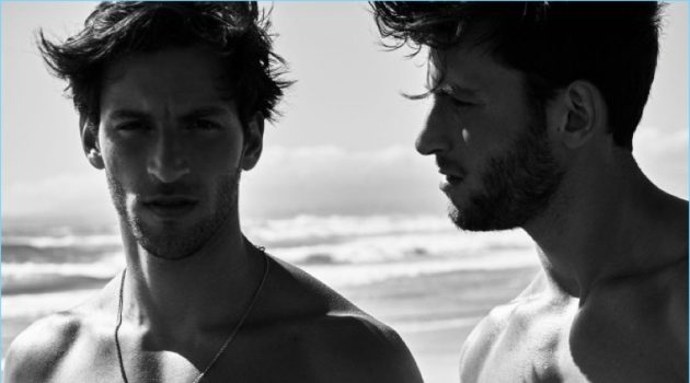 Jonathan & Kevin Sampaio Star in a Beach Story for Cristina Magazine Brothers Jonathan and Kevin Sampaio take to the beach for an editorial in Cristina magazine.
