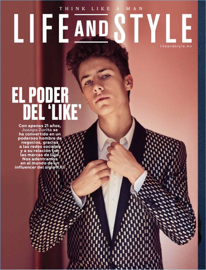 Juan Pablo Zurita links up with Life and Style México for a new photo shoot.