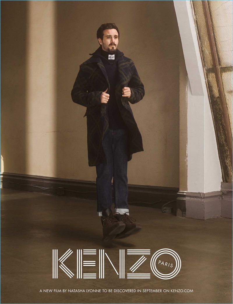 Casper Sejersen photographs James Ransone for Kenzo's fall-winter 2017 campaign.