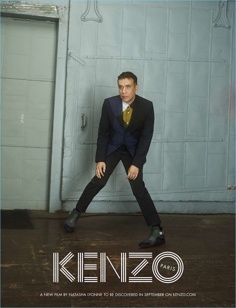 Fred Armisen is front and center for Kenzo's fall-winter 2017 campaign.