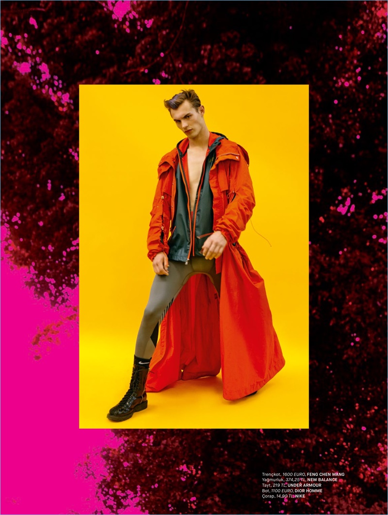 Kit Butler Rocks Colorful Styles For Gq Turkey Story The Fashionisto