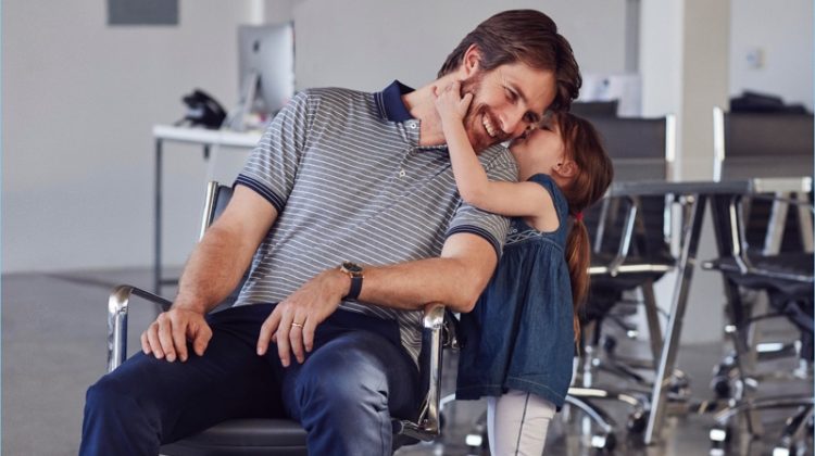Ryan Burns & Daughters Star in Lord & Taylor Father's Day Campaign