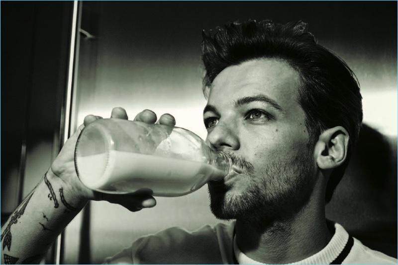 Alex Bramall photographs Louis Tomlinson for The Observer magazine.