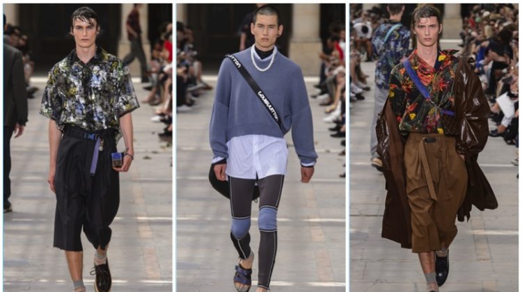 Louis Vuitton presents its spring-summer 2018 men's collection during Paris Fashion Week.
