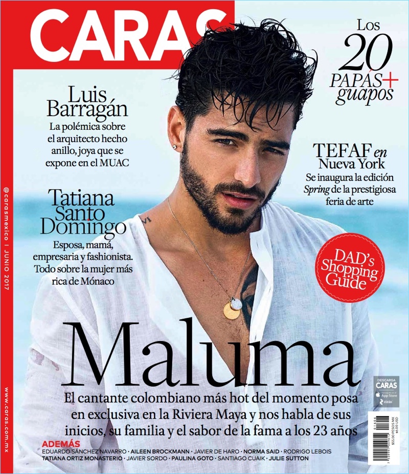 Maluma Covers Caras, Talks Musical Influences & Working with Ricky Martin