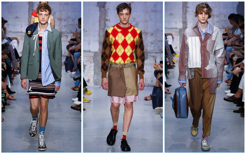 Marni presents its spring-summer 2018 men's collection during Milan Fashion Week.