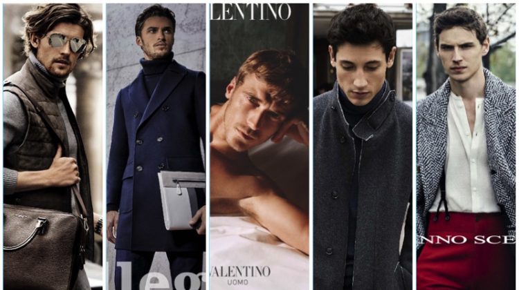 Discover the latest men's advertising from Michael Kors, Allegri, Valentino, Bugatti, and Ermanno Scervino.