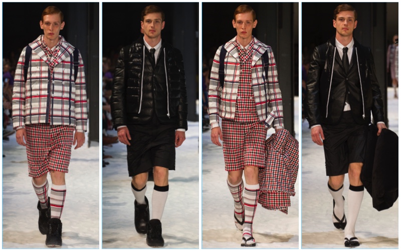 Moncler Gamme Bleu presents its spring-summer 2018 men's collection during Milan Fashion Week. » Moncler Gamme Bleu Embraces Transitional Style for Spring '18 Collection Moncler Gamme Bleu presents its spring-summer 2018 men's collection during Milan Fashion Week.