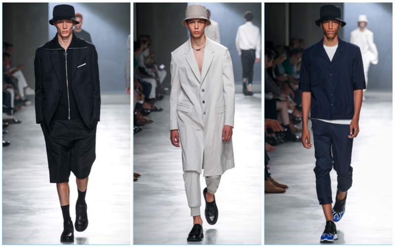 Neil Barrett presents its spring-summer 2018 men's collection during Milan Fashion Week.